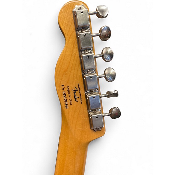 Used Squier CLASSIC VIBE 60'S TELECASTER 2 Tone Sunburst Solid Body Electric Guitar