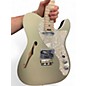 Used 2019 Fender American Elite Thinline Telecaster Satin Jade Pearl Metallic Hollow Body Electric Guitar thumbnail