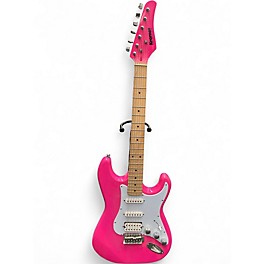 Used Kramer FOCUS VT-211S Shocking Pink Solid Body Electric Guitar