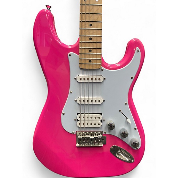 Used Kramer FOCUS VT-211S Shocking Pink Solid Body Electric Guitar