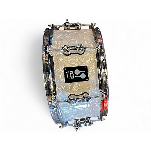 Used SONOR 5 Piece AQ2 Martini Expanded Pearl White Drum Kit