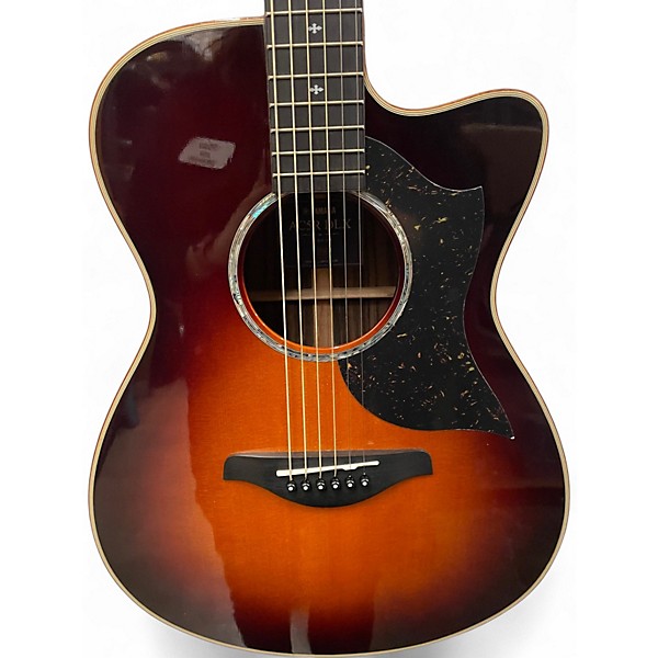 Used Yamaha AC5R DLX Sunburst Acoustic Electric Guitar