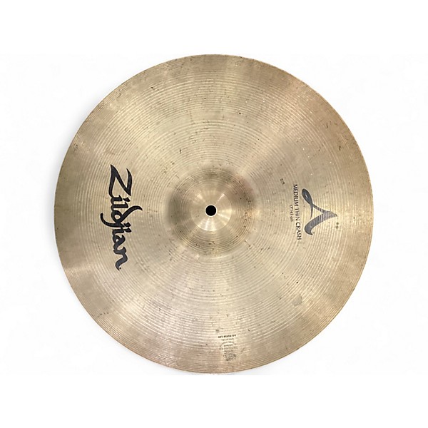 Used Zildjian 17in A MEDIUM THIN CRASH Cymbal