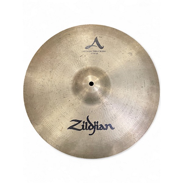 Used Zildjian 17in A MEDIUM THIN CRASH Cymbal