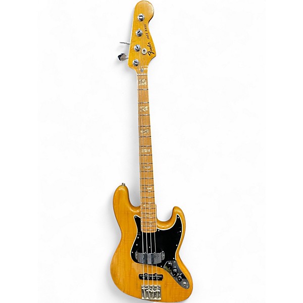 Used 1976 Fender Jazz Bass Natural Electric Bass Guitar