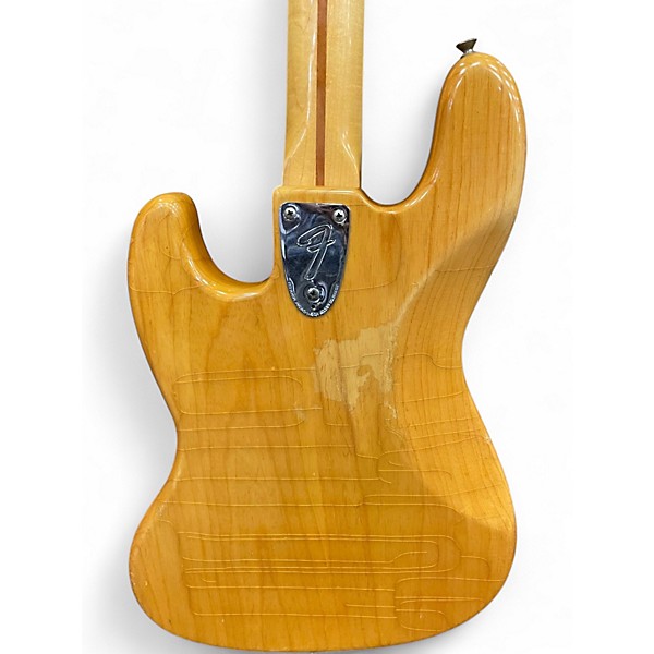 Used 1976 Fender Jazz Bass Natural Electric Bass Guitar