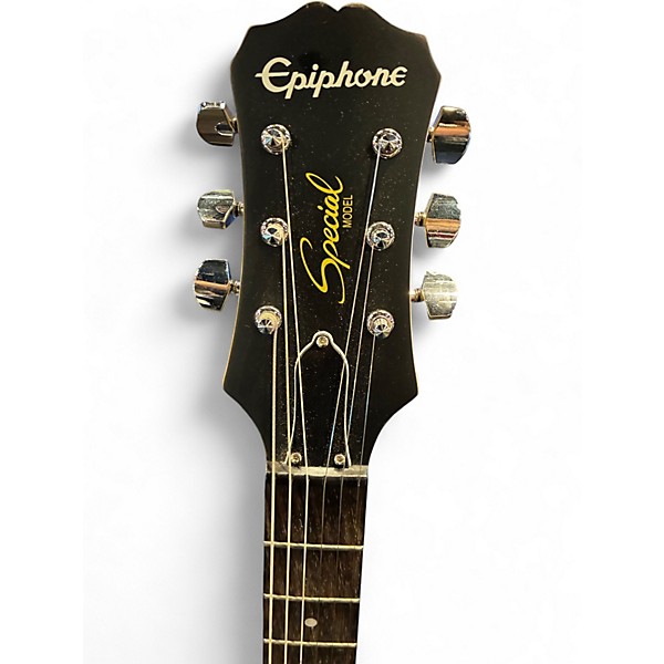 Used 2014 Epiphone Les Paul Special Yellow Solid Body Electric Guitar