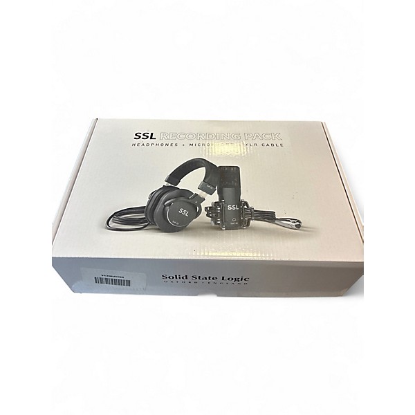 Used Solid State Logic SSL RECORDING PACK SHP-20 SMC-80 XLR CABLE Condenser Microphone
