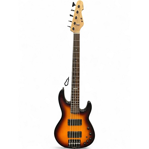 Used ESP E-II AP-5 5-String Sunburst Electric Bass Guitar