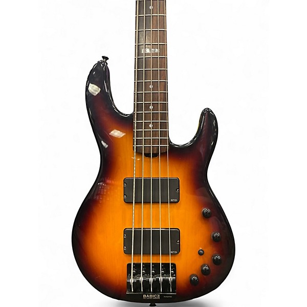 Used ESP E-II AP-5 5-String Sunburst Electric Bass Guitar