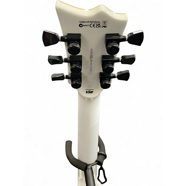 Used ESP James Hetfield Iron Cross White Solid Body Electric Guitar