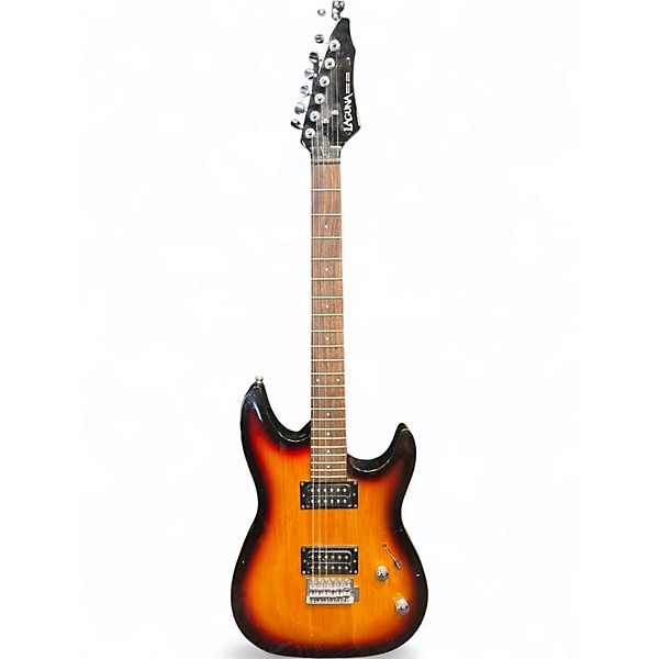 Used Laguna LE122 Sunburst Solid Body Electric Guitar