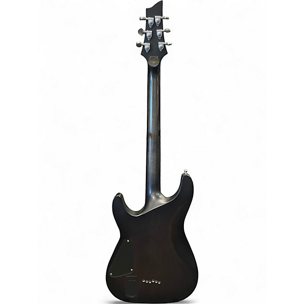 Used Schecter Guitar Research C1 Platinum BLACK Solid Body Electric Guitar