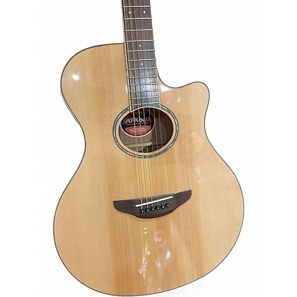 Used Yamaha APX600 Natural Acoustic Electric Guitar