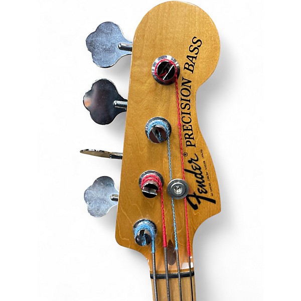Used Fender Precision bass steve harris White Electric Bass Guitar
