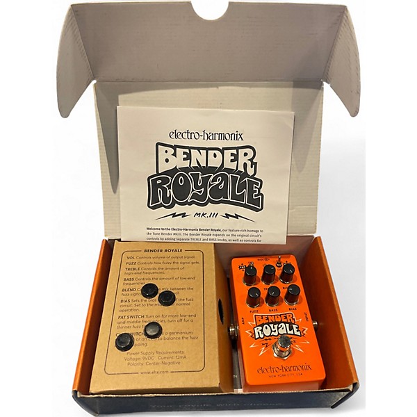 Used Electro-Harmonix bender royale Effect Pedal