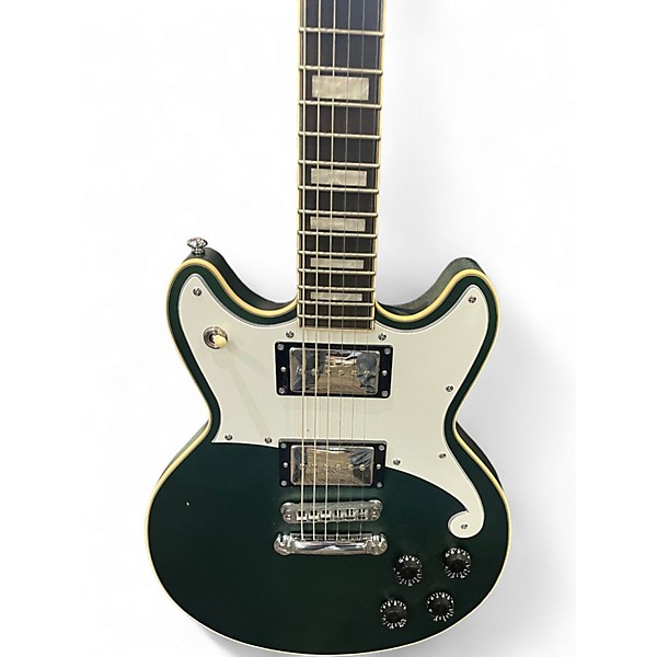 Used D'Angelico Premier Brighton Sherwood Green Solid Body Electric Guitar
