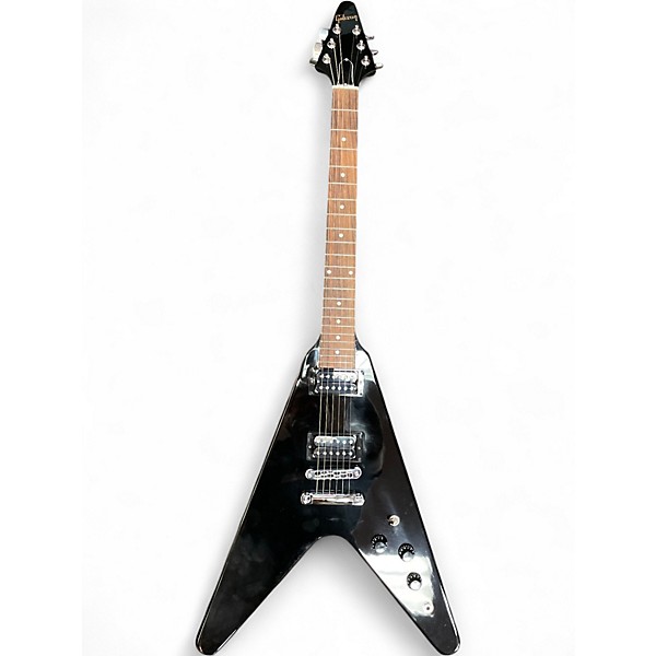 Used 2023 Gibson Flying V Black Solid Body Electric Guitar