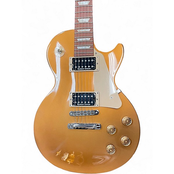 Used Gibson Les Paul Tribute Gold Top Solid Body Electric Guitar