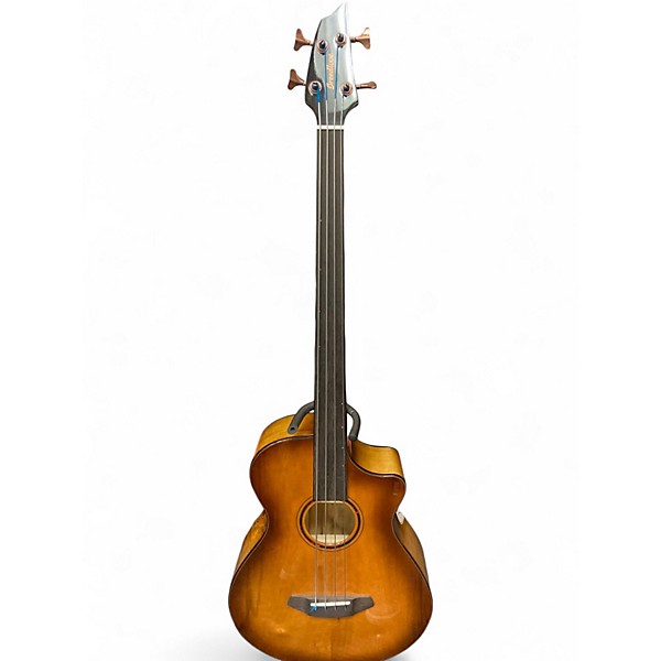 Used Breedlove Pursuit Concert EX FL Natural Acoustic Bass Guitar