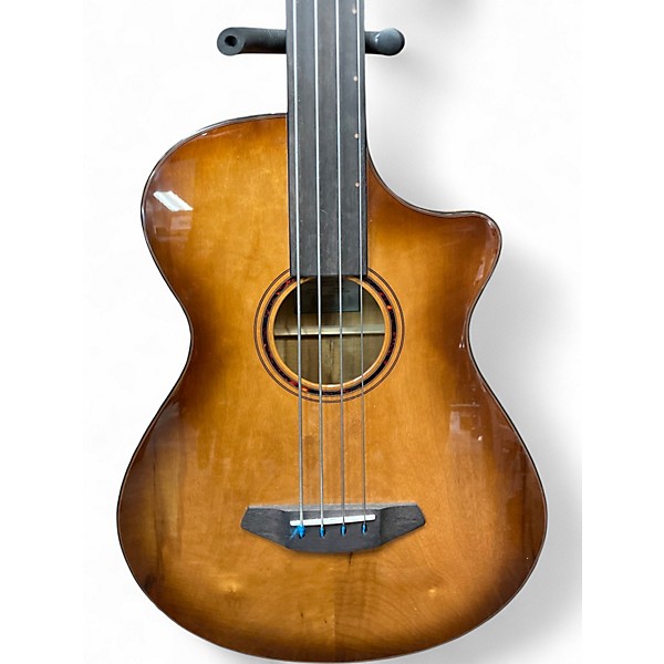 Used Breedlove Pursuit Concert EX FL Natural Acoustic Bass Guitar