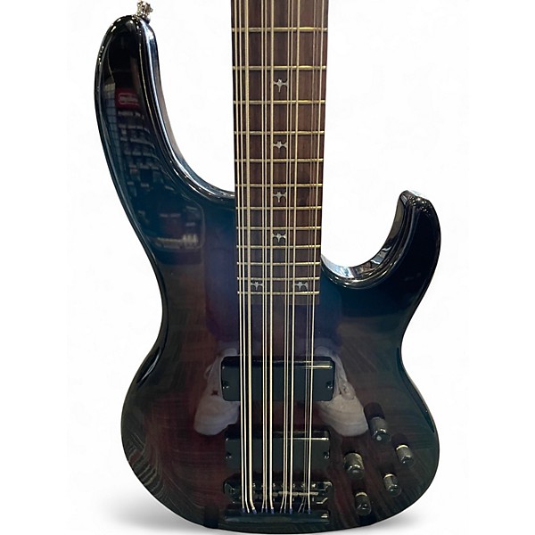 Used Galveston 12 String Bass 2 Color Sunburst Electric Bass Guitar
