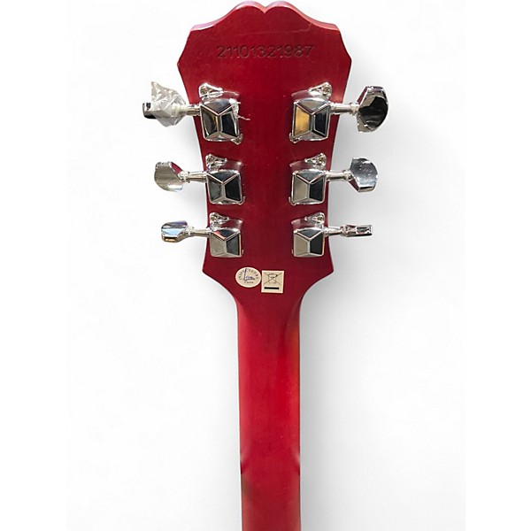 Used Epiphone SG Trans Crimson Red Solid Body Electric Guitar