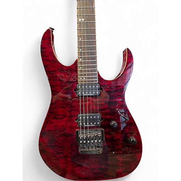 Used Ibanez RG921QMF Premium RED DESERT Solid Body Electric Guitar