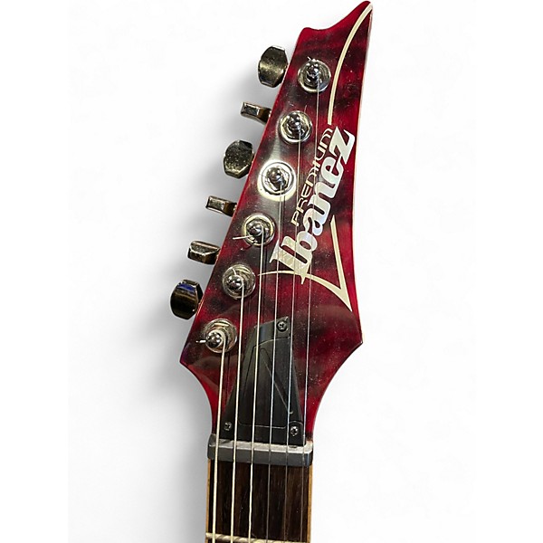 Used Ibanez RG921QMF Premium RED DESERT Solid Body Electric Guitar