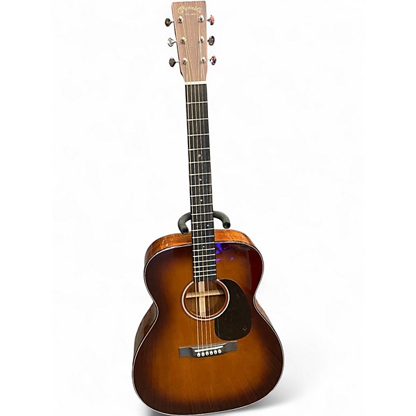 Used Martin Custom Shop NAMM Show 0000M14 Sinker Mahogany Ambertone Acoustic Guitar