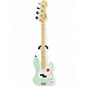 Used Squier sonic precision bass Surf Green Electric Bass Guitar thumbnail