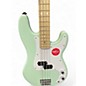 Used Squier sonic precision bass Surf Green Electric Bass Guitar