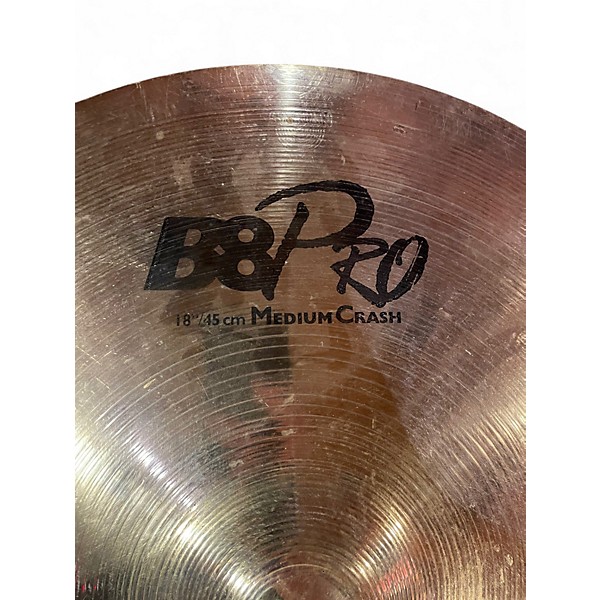 Used SABIAN 18in B8 PRO MEDIUM CRASH Cymbal