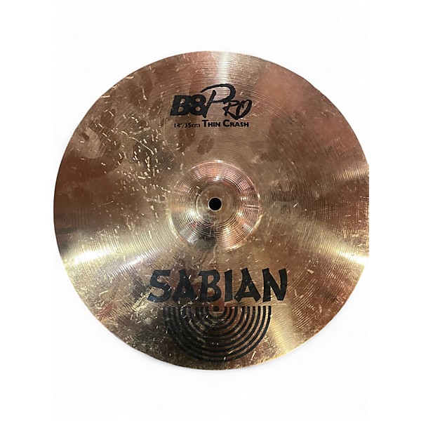 Used SABIAN 14in B8 PRO THIN CRASH Cymbal
