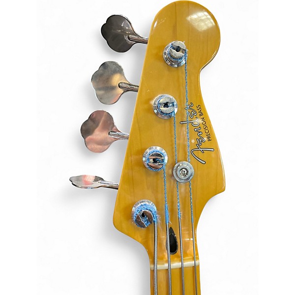 Used Fender Steve Harris Signature Precision Bass Blue Electric Bass Guitar