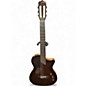 Used Cordoba Stage Brown Sunburst Classical Acoustic Electric Guitar thumbnail