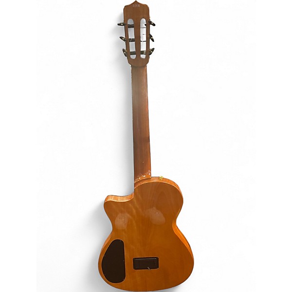 Used Cordoba Stage Brown Sunburst Classical Acoustic Electric Guitar