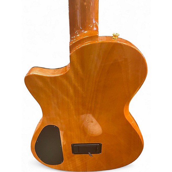 Used Cordoba Stage Brown Sunburst Classical Acoustic Electric Guitar