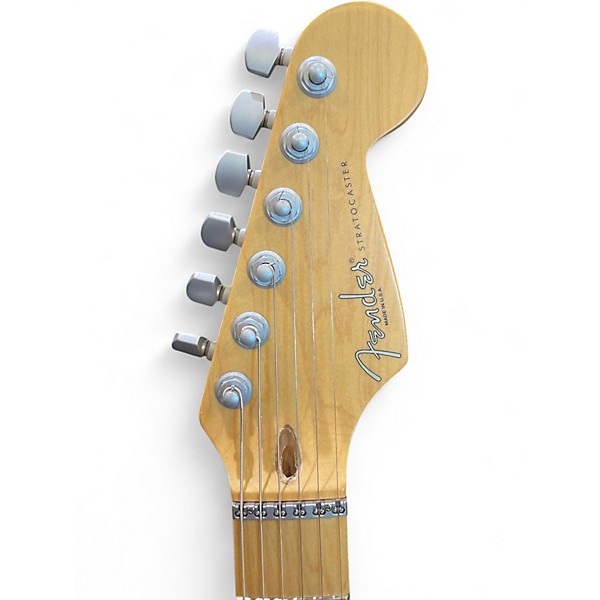 Used Fender Deluxe Plus Stratocaster Inca Silver Solid Body Electric Guitar