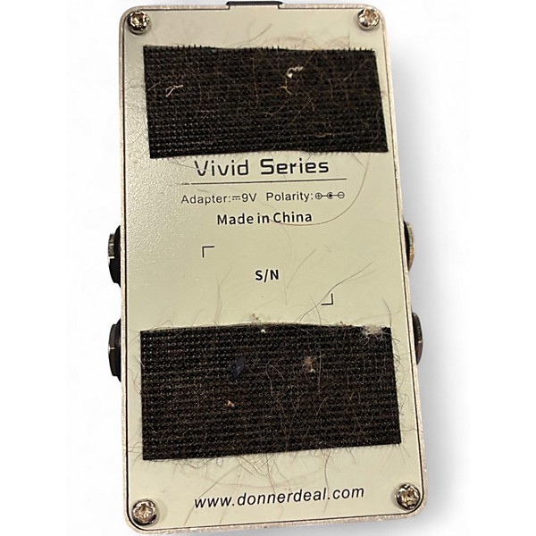 Used Donner white tape Effect Pedal