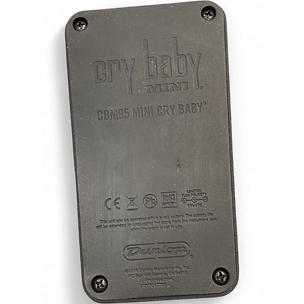 Used Dunlop CBM95 Cry Baby Mini Wah Effect Pedal