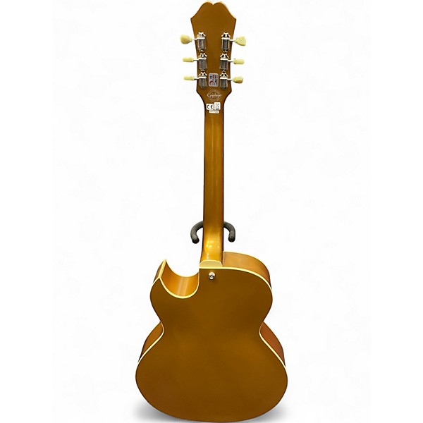 Used Epiphone ES295 Premium Metallic Gold Hollow Body Electric Guitar