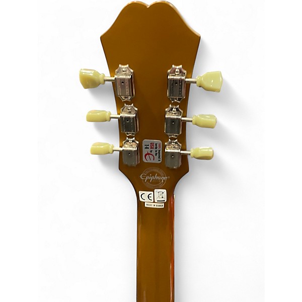 Used Epiphone ES295 Premium Metallic Gold Hollow Body Electric Guitar