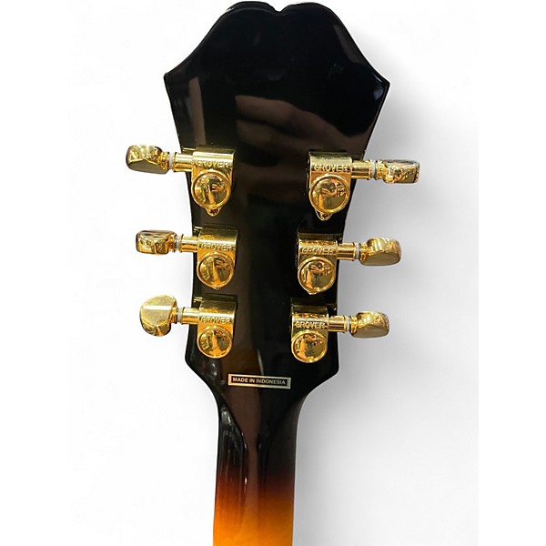Used Epiphone J-200EC STUDIO 2 Tone Sunburst Acoustic Electric Guitar