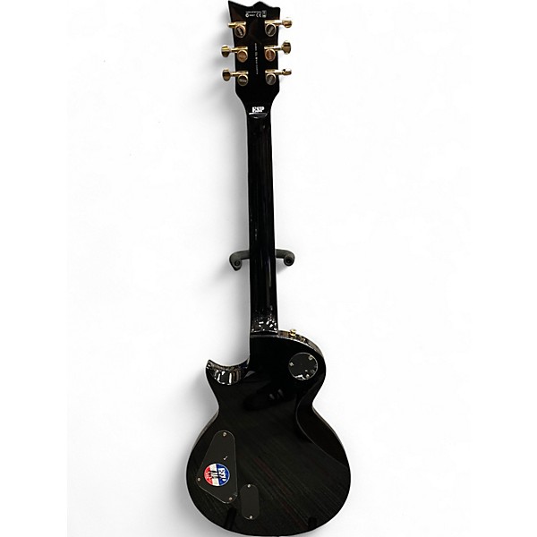 Used ESP LTD EC1000 Deluxe black Solid Body Electric Guitar