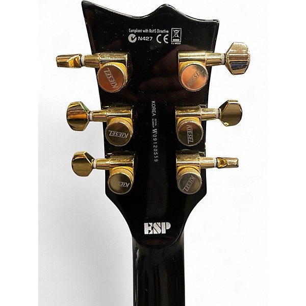 Used ESP LTD EC1000 Deluxe black Solid Body Electric Guitar