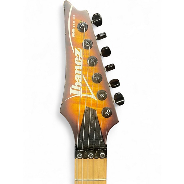 Used Ibanez RGAR42MFMT 2 Tone Sunburst Solid Body Electric Guitar
