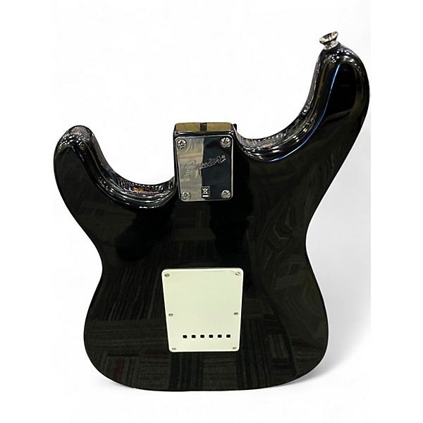 Used 2012 Squier Affinity Stratocaster Black Solid Body Electric Guitar