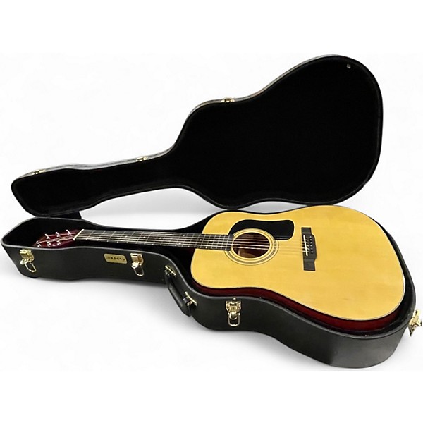 Used Washburn D10N Natural Acoustic Guitar