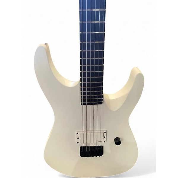 Used ESP LTD Arctic Metal White Solid Body Electric Guitar